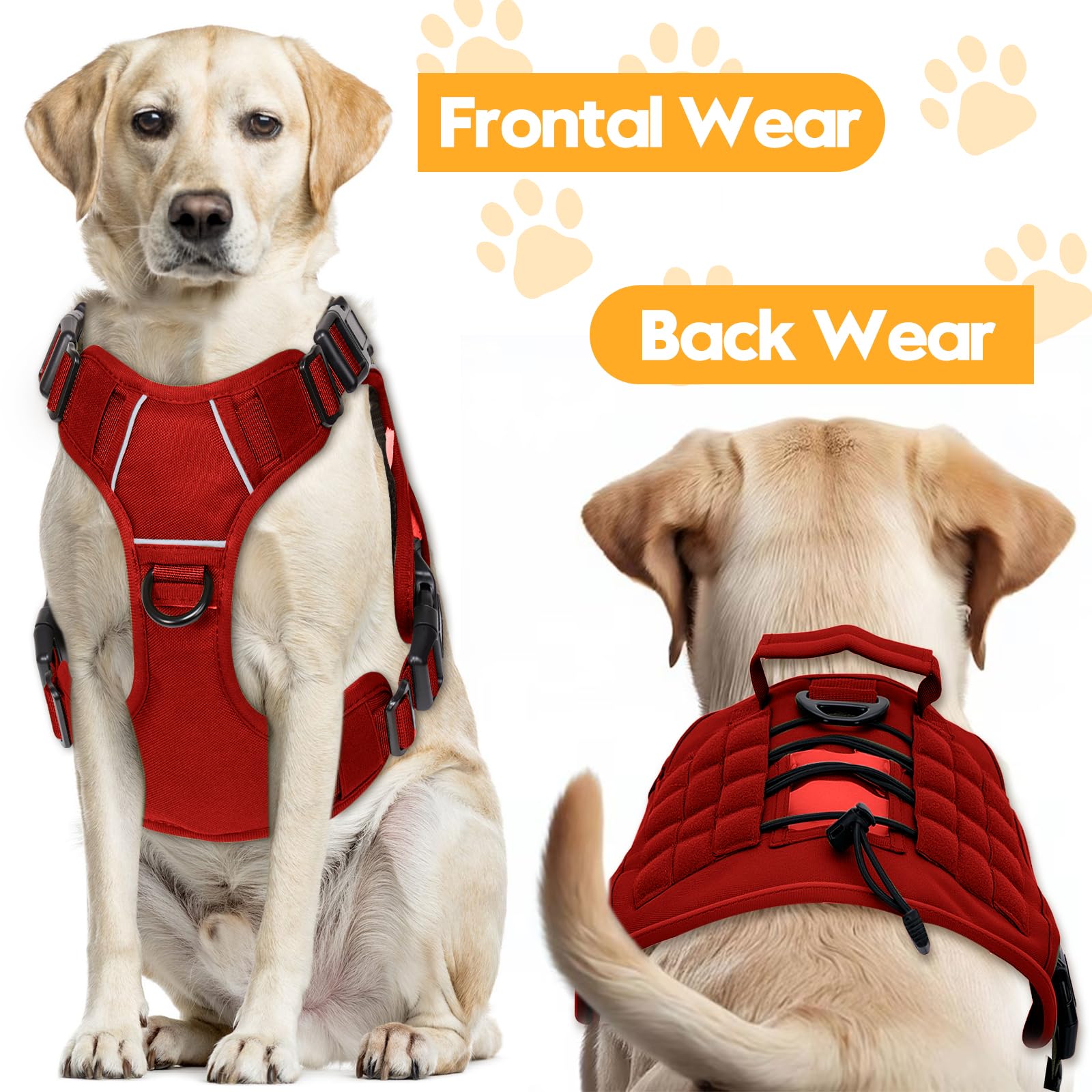 Bruvoalon harness free name patch personalizes gear for quick identification