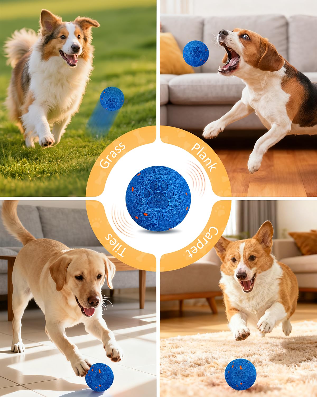 Bryxkla interactive ball smart obstacle avoidance helps navigate around furniture