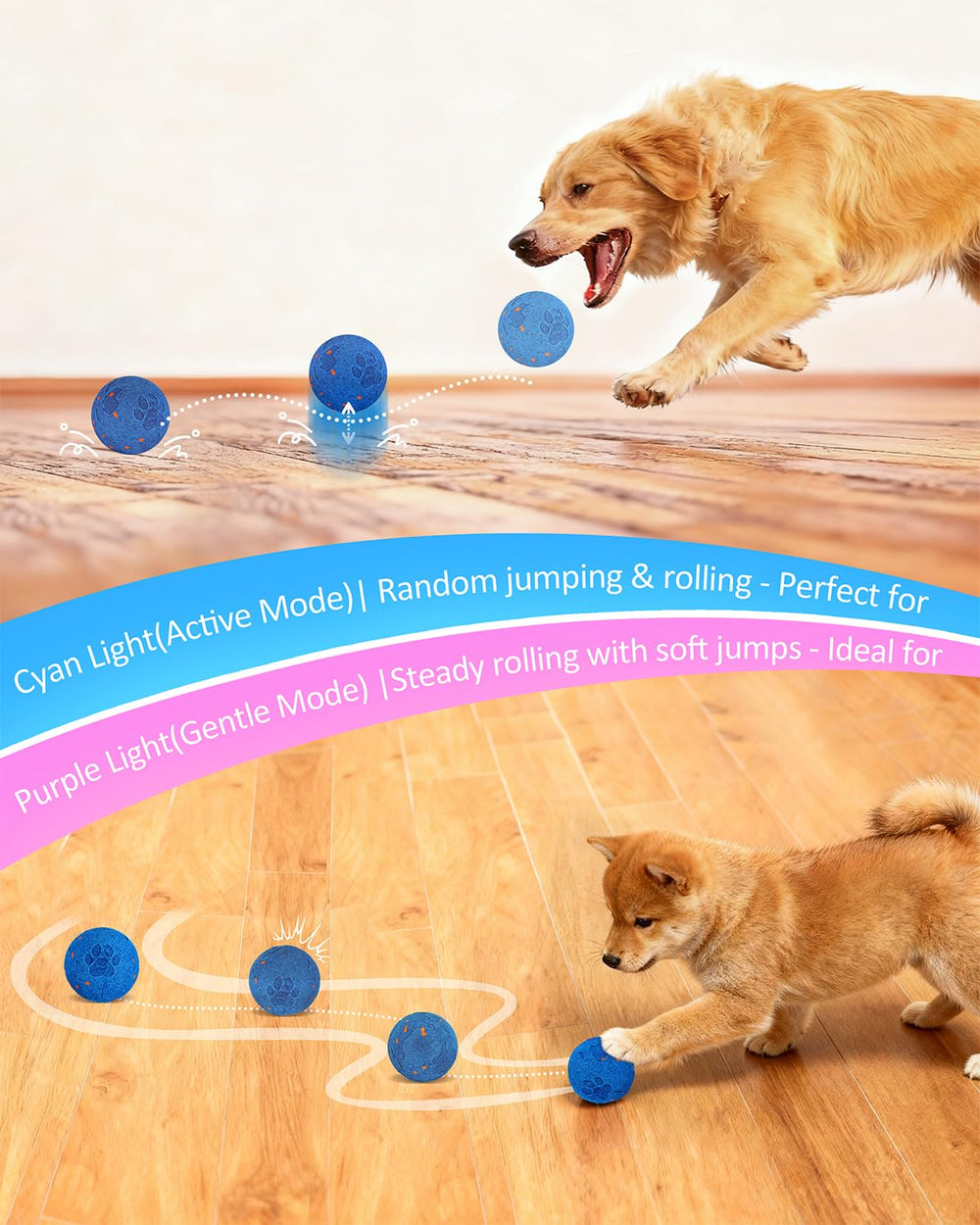 Bryxkla interactive ball vibration modes boost active fetch and pursuit