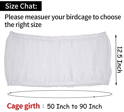 BSBMIEQM seed catcher guard net around cage helps keep floors clean