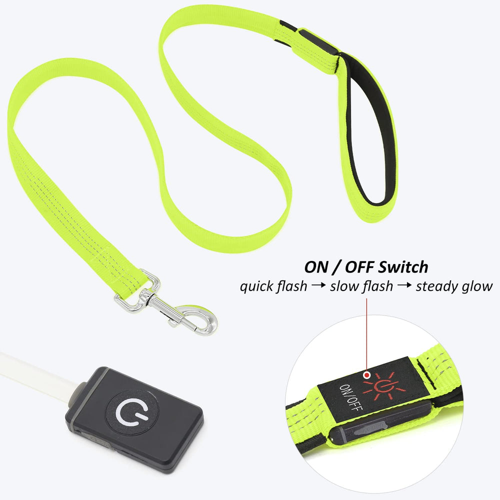 BSEEN leash shows visibility up to 500 meters during night walks