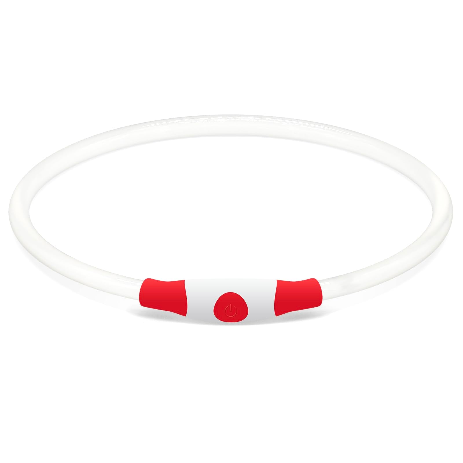 BSEEN LED dog collar red seen during night walks by drivers