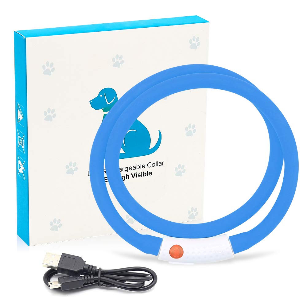BSEEN blue glow improves visibility during evening walks, helping you spot your dog.