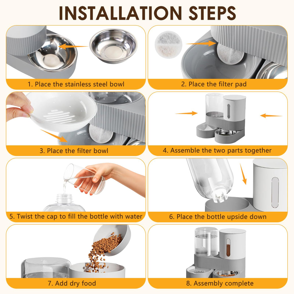 Bsemax included brushes assist deep-clean of feeder and waterer after meals