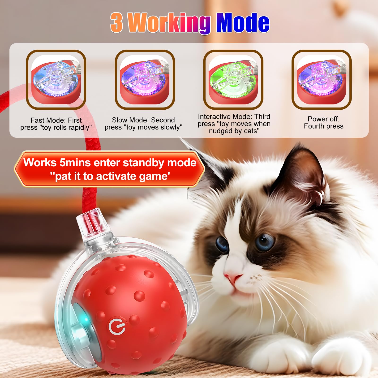 BSolus TinyFetch durable materials image emphasizes bite-resistant toy durability