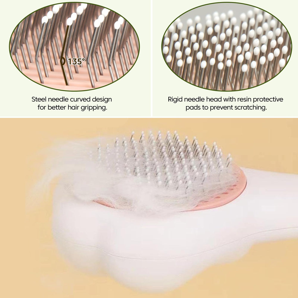 BSONEDO deshedding brush head made of stainless steel for durability
