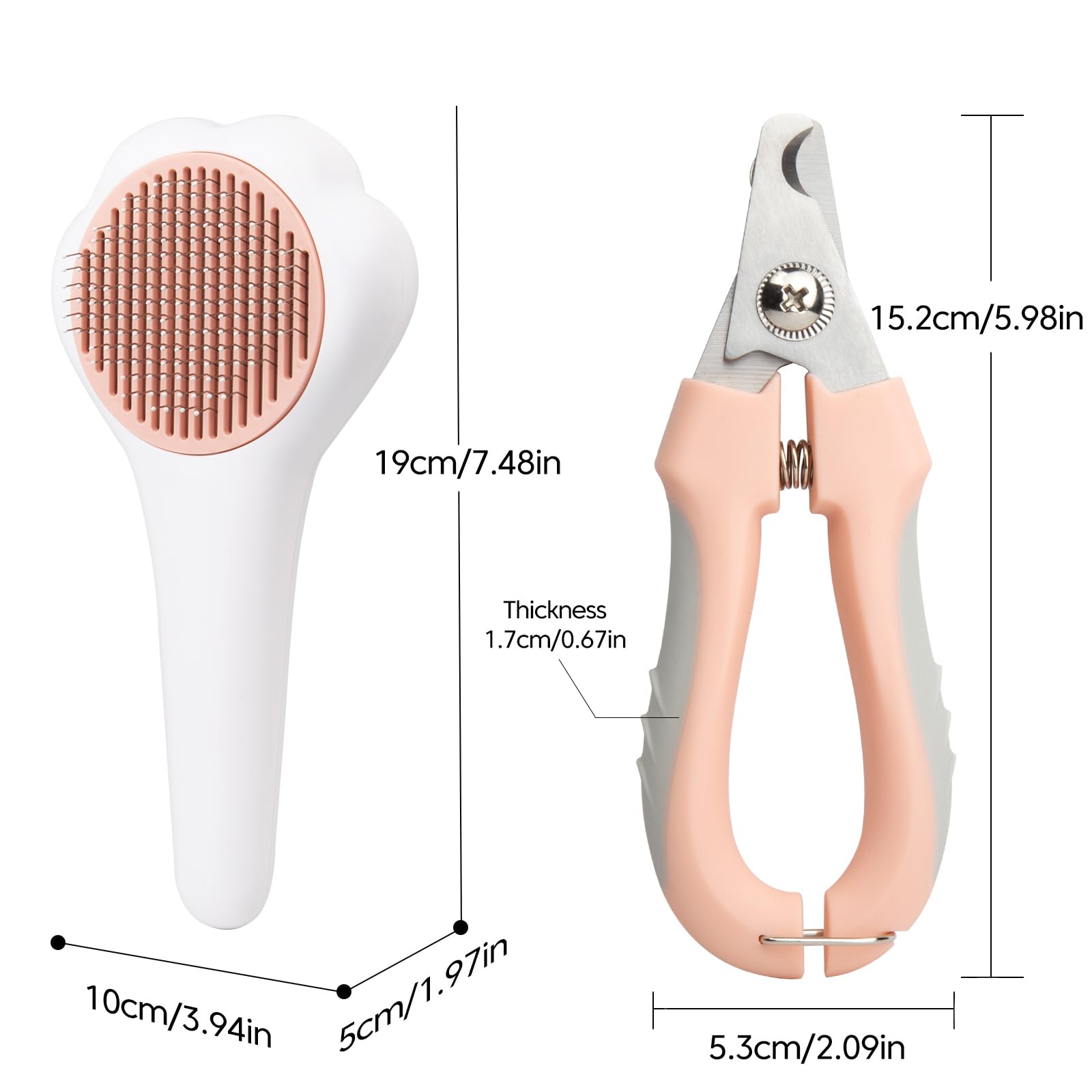 BSONEDO cat nail clipper shows safety baffle for controlled trimming