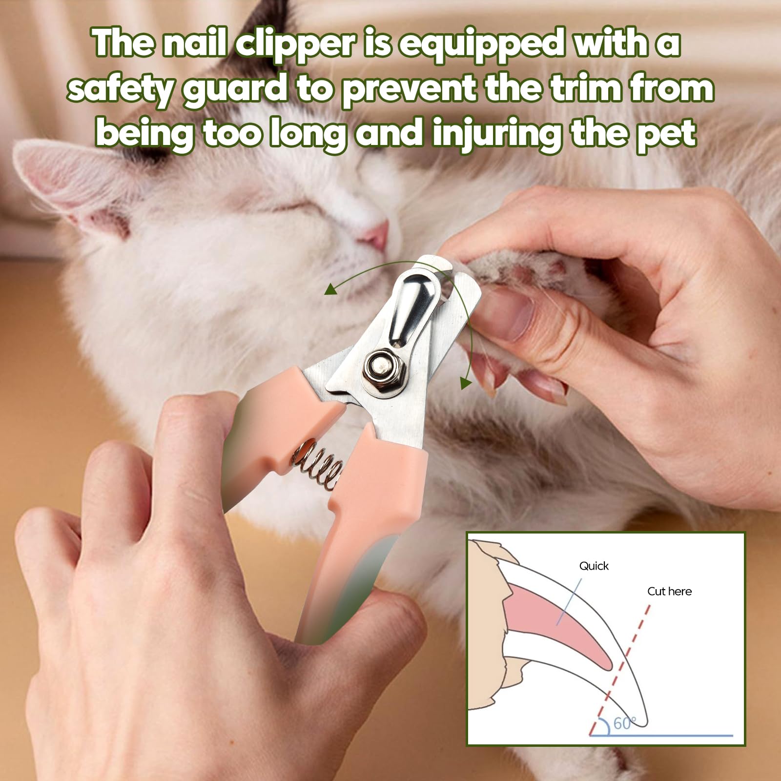 BSONEDO pet grooming kit suitable for cats and small dogs