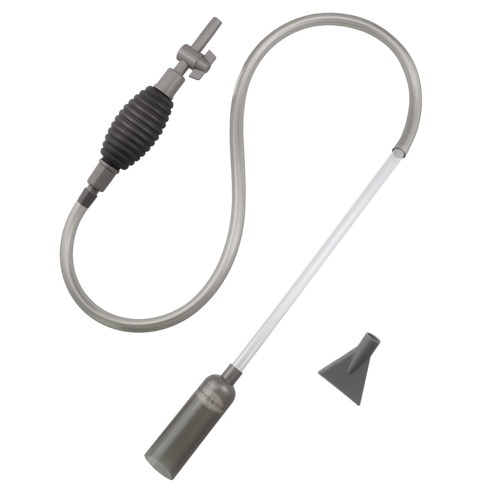 BSTCWCP aquarium-siphon-ball demonstrates quick siphon action for easy tank maintenance.