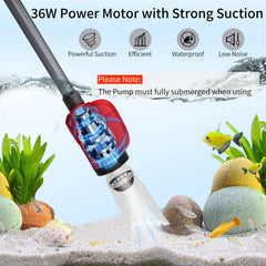 BSTCWCP water change and circulation attachments enable quick tank maintenance without disturbing fish