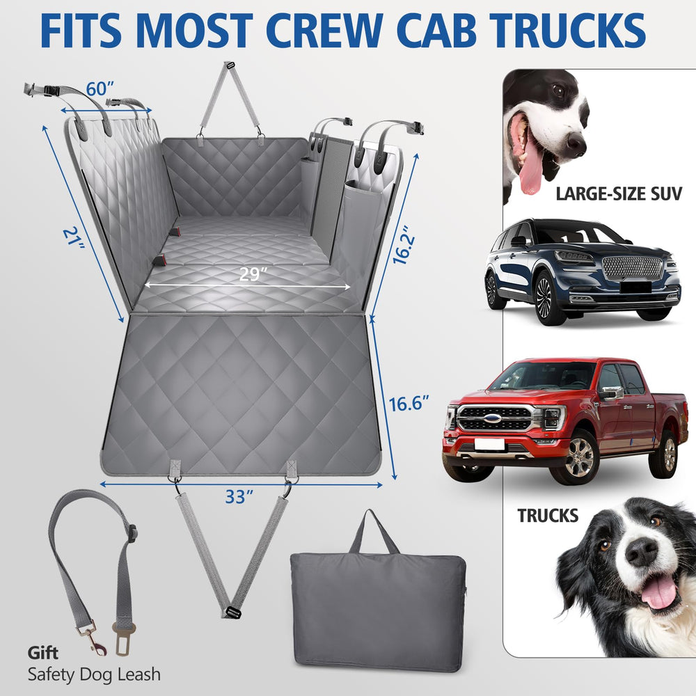 Btefd XL nonslip fabric keeps dogs in place during travel