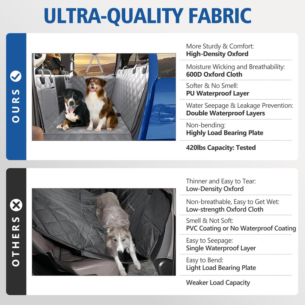 Btefd XL view window promotes visibility and reduces dog anxiety