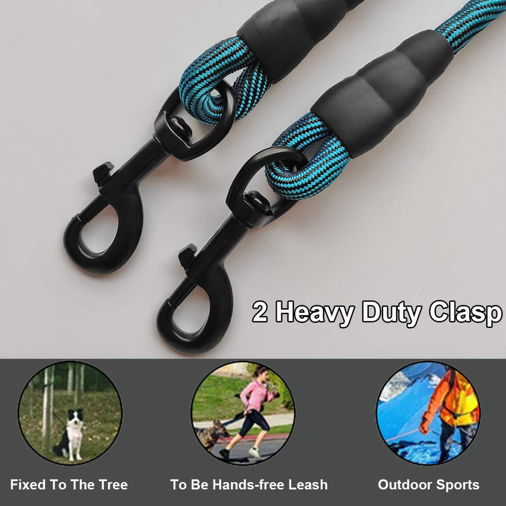 BTINESFUL long 75ft leash shows ample roaming for large breed dogs outdoors.