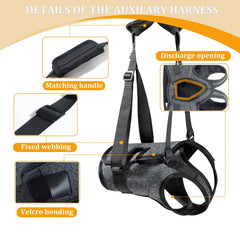 BUALR soft-padded-harness offers breathable comfort during extended outdoor sessions.
