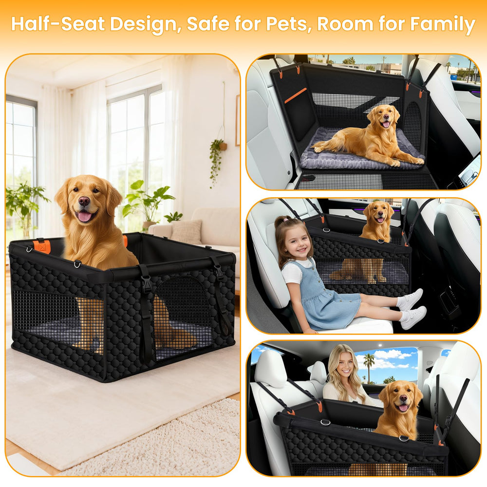 Buatis XL waterproof fabric resists spills and paw prints for quick cleanup.