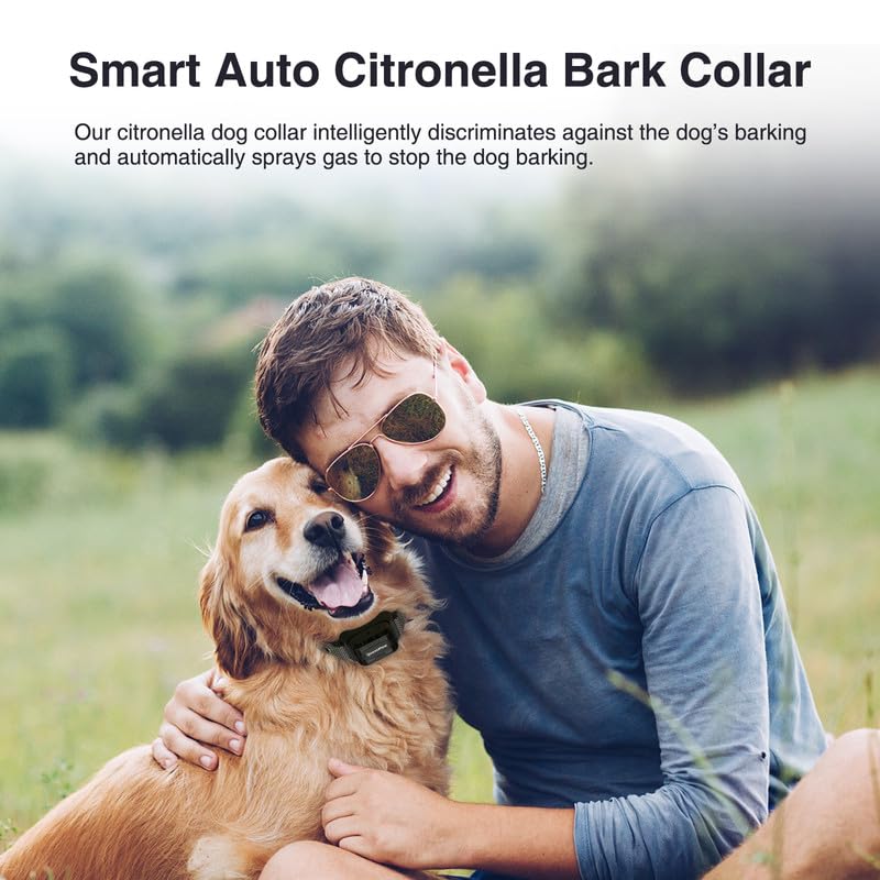 Bubbacare citronella collar waterproof design suitable for rain during outdoor play.