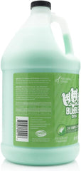 Bubble Bros 2-in-1 dog shampoo label highlights naturally derived ingredients for daily use.