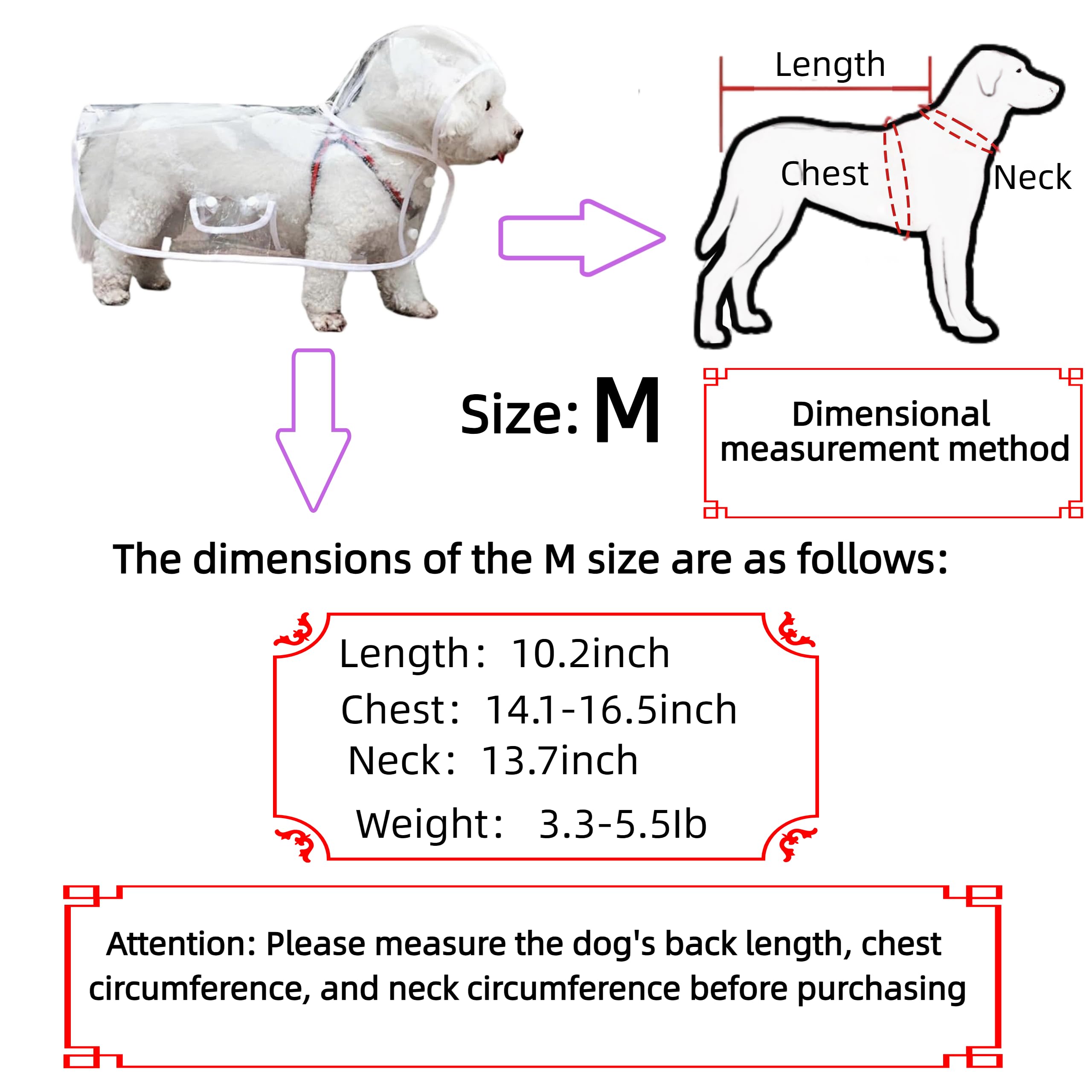 Bubble-Fly dog-rain-poncho hidden-leash-port enables secure walks.