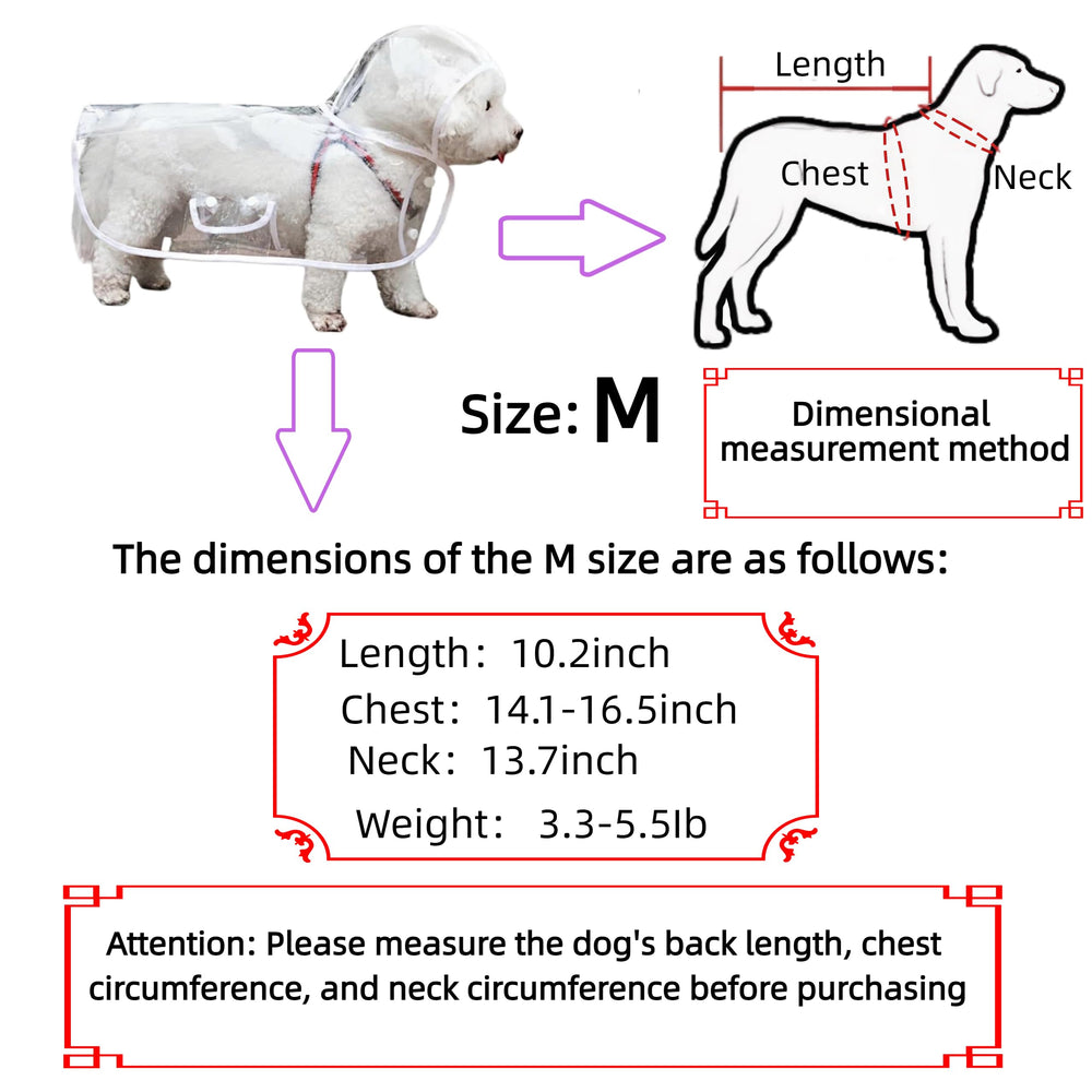 Bubble-Fly dog-rain-poncho hidden-leash-port enables secure walks.