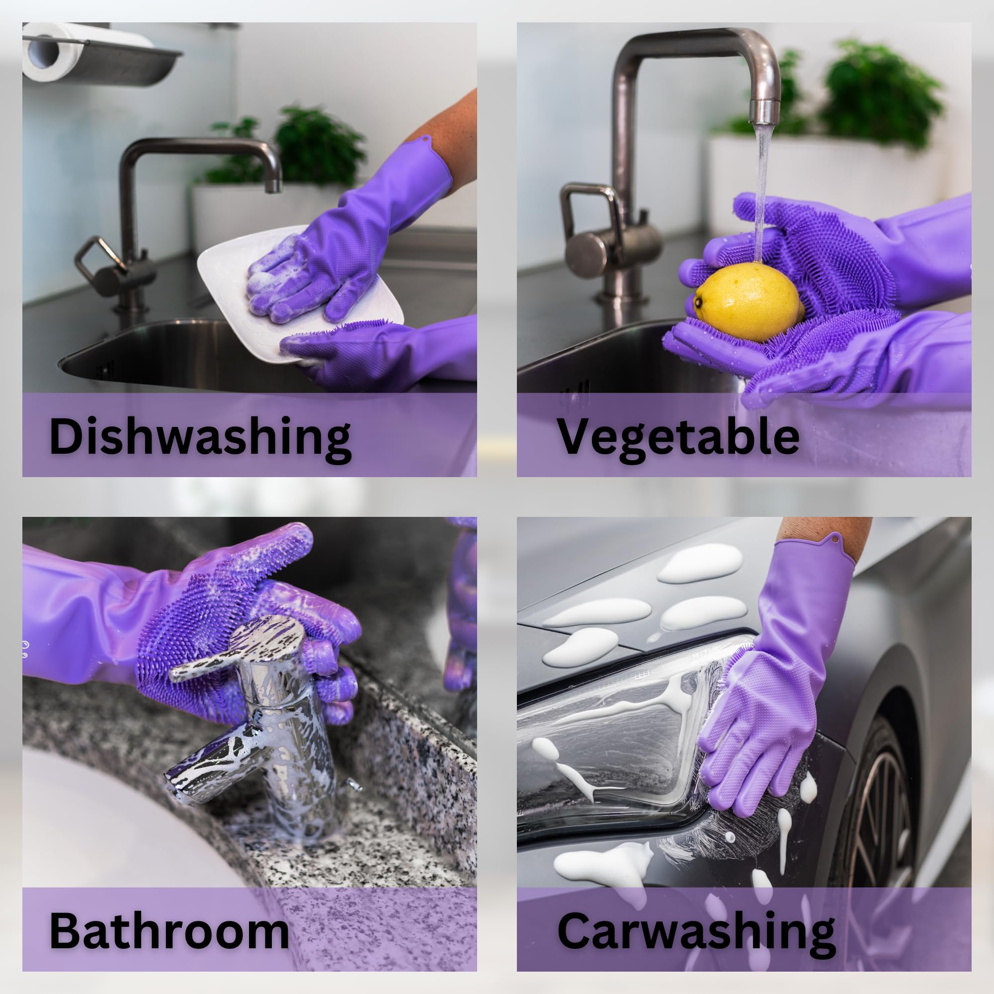 Bubble Hands heat and cold resistant gloves ready for temperature-safe cleaning