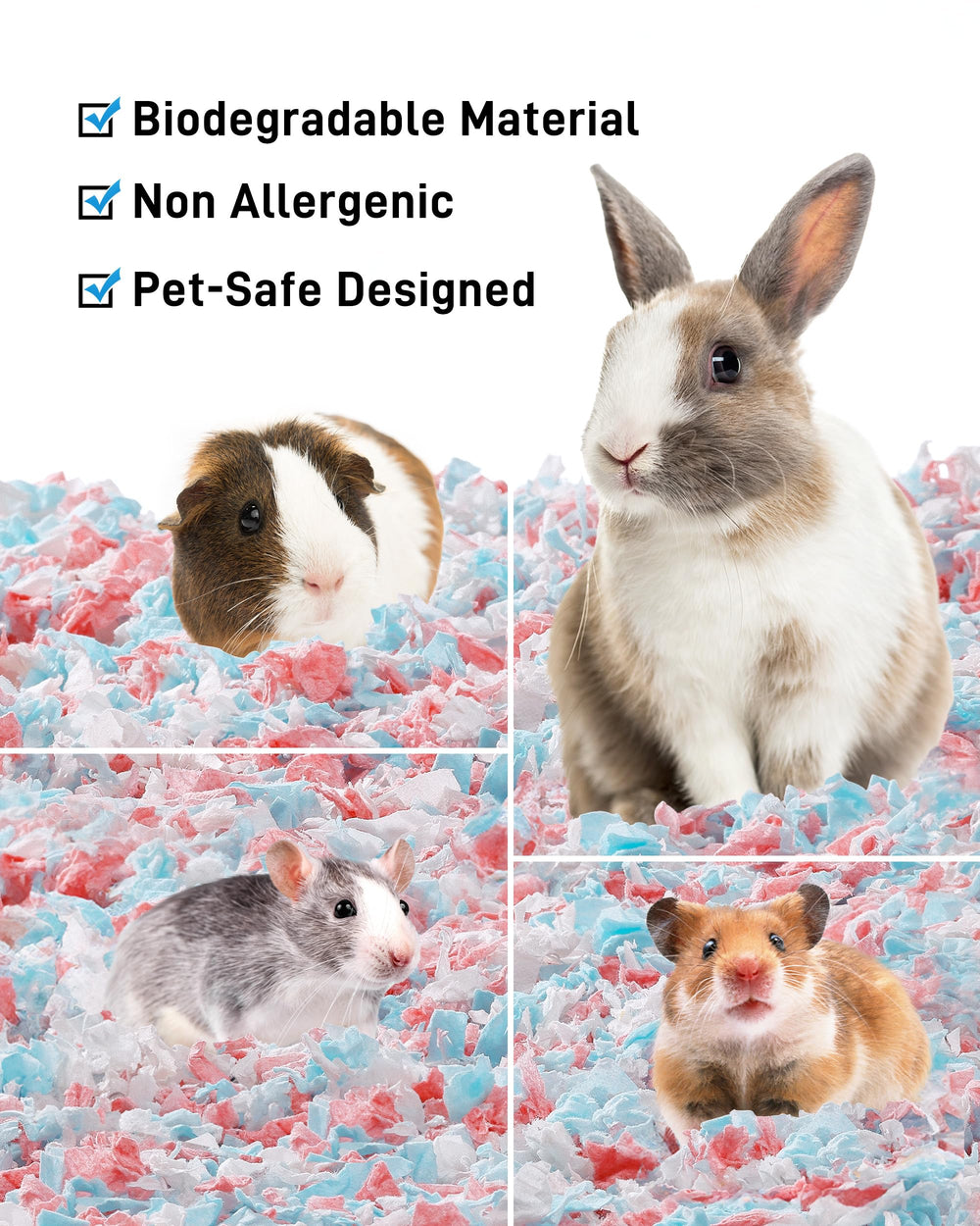 BUCATSTATE hamster bedding FSC-certified material supports pet-safe, eco-friendly choices.