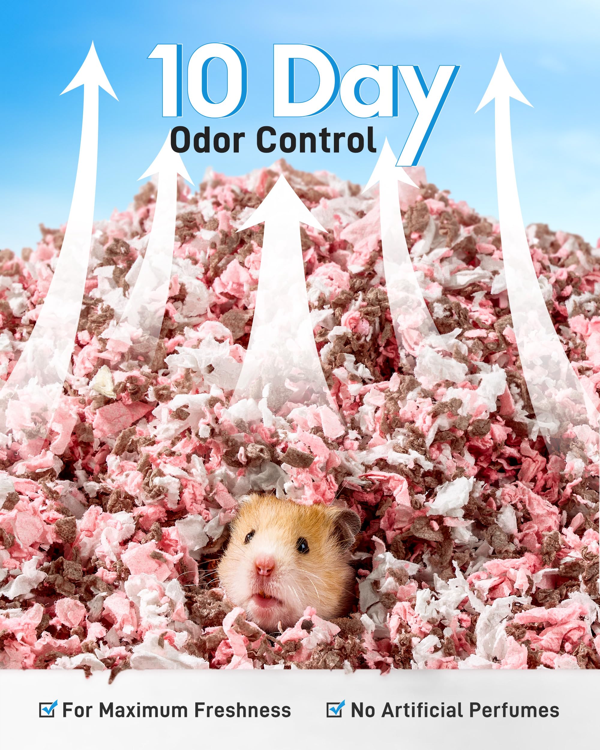 BUCATSTATE bedding is ideal for nesting and burrowing in cozy habitats