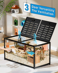 BUCATSTATE 3.0 hamster cage side view with chew-proof frame
