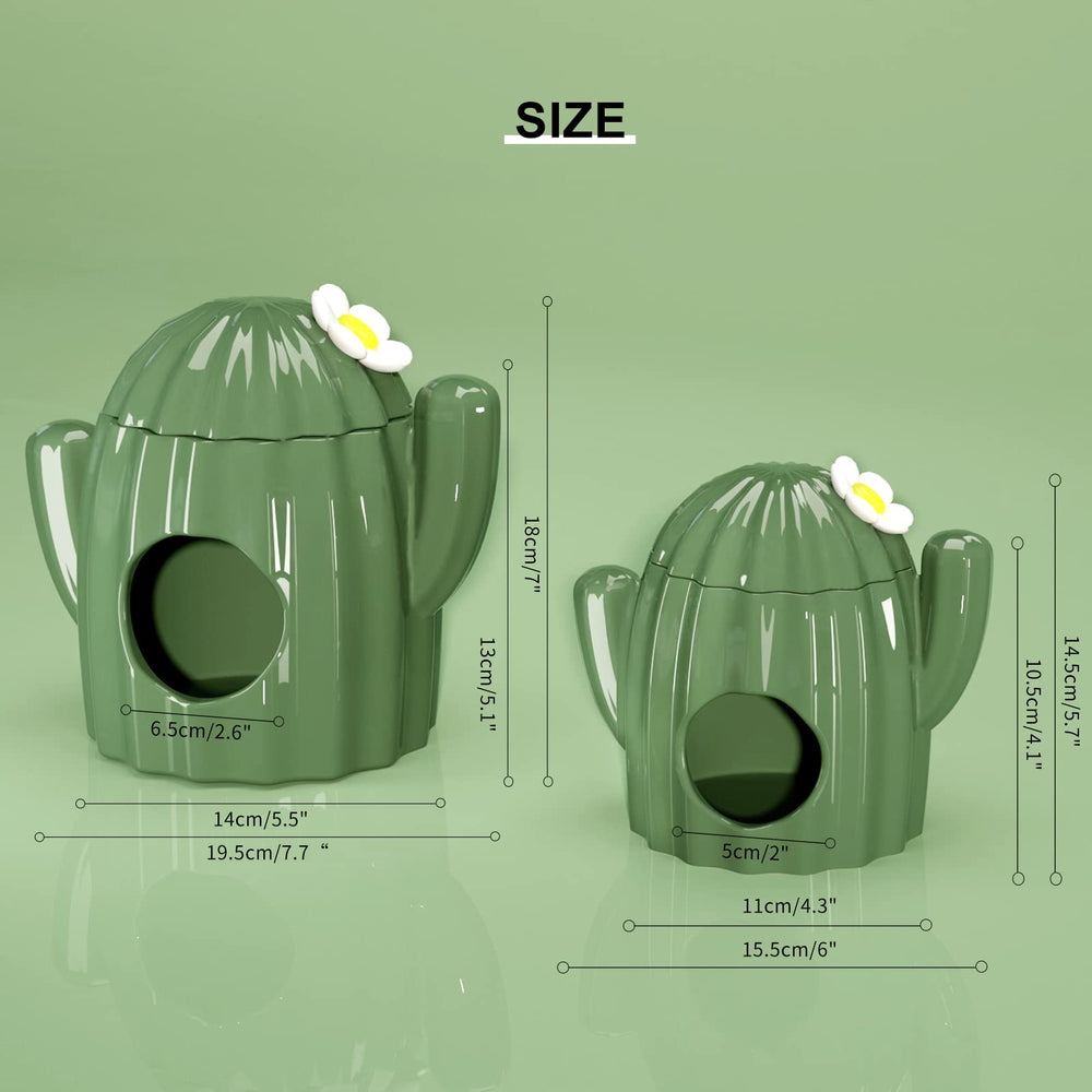 BUCATSTATE hideout size 14 by 18 cm confirms fit for hamsters and gerbils