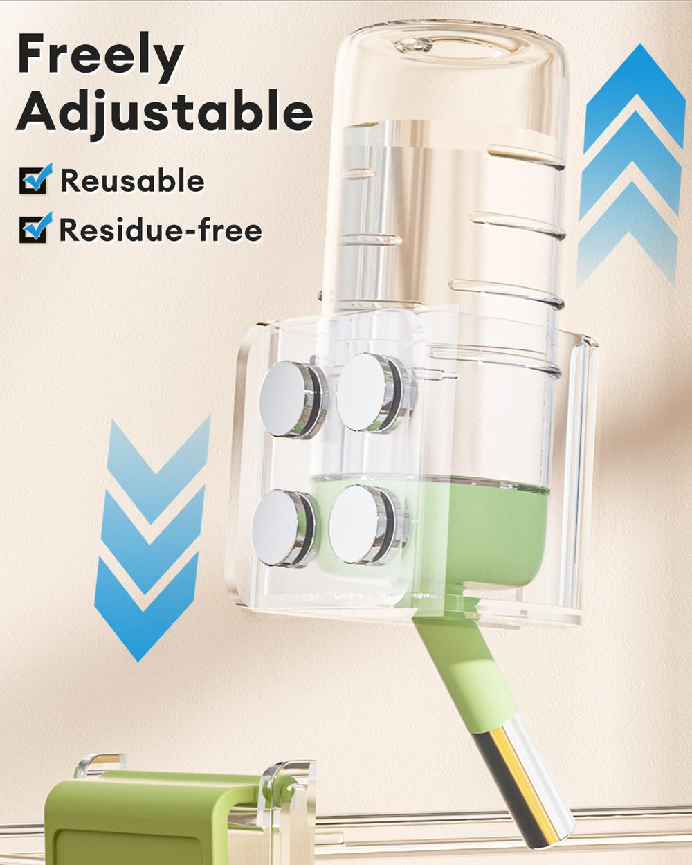 BUCATSTATE hamster water bottle holder fits up to 5 cm diameter bottles in cages