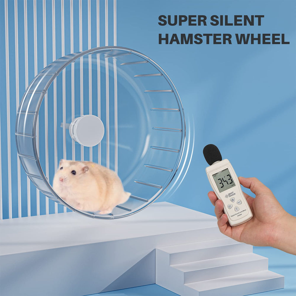 BUCATSTATE hamster wheel 5.5-inch diameter fits small pets.