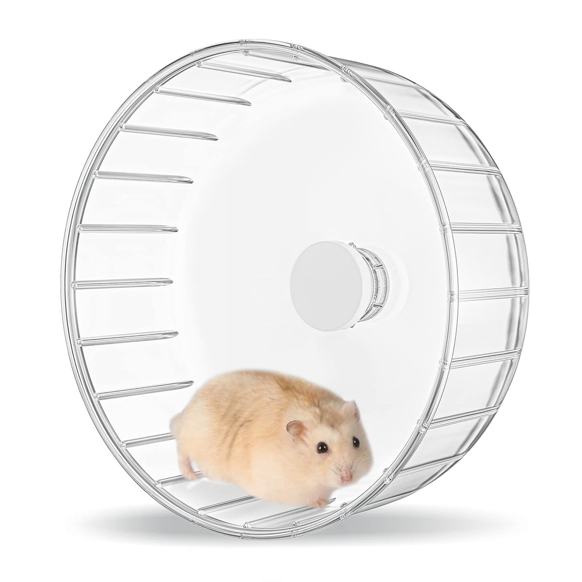 BUCATSTATE hamster wheel quiet spin for undisturbed nighttime activity.
