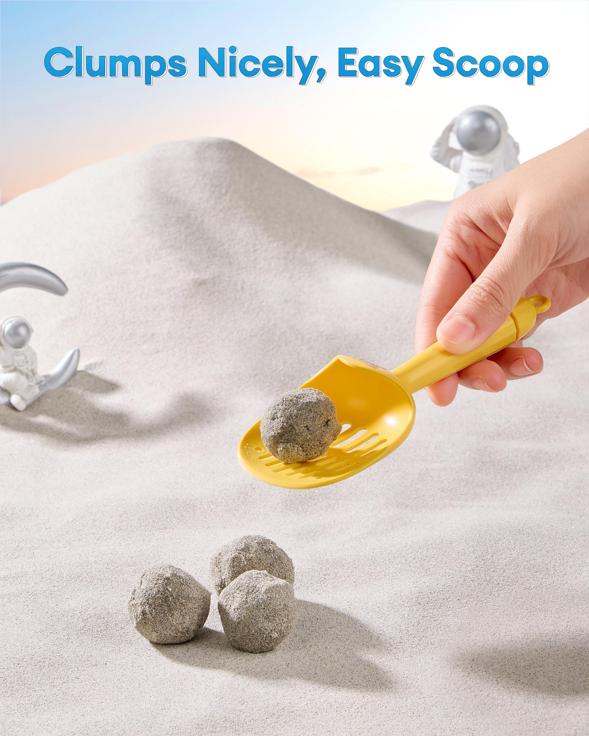 BUCATSTATE Multi-use Grooming Sand demonstrates fur cleaning and oil removal.