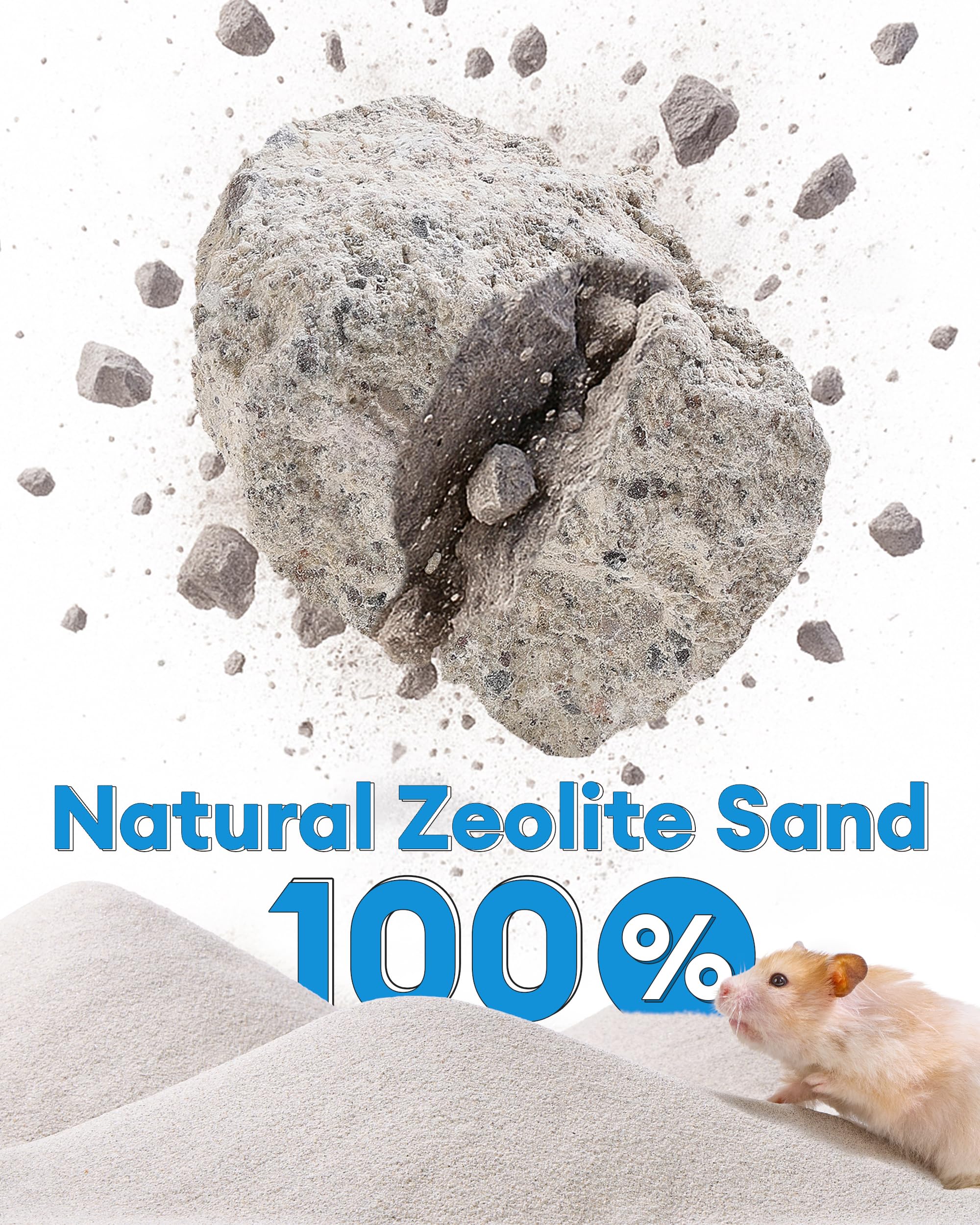 BUCATSTATE Pet-safe Minerals close-up emphasizes natural, chemical-free formula.