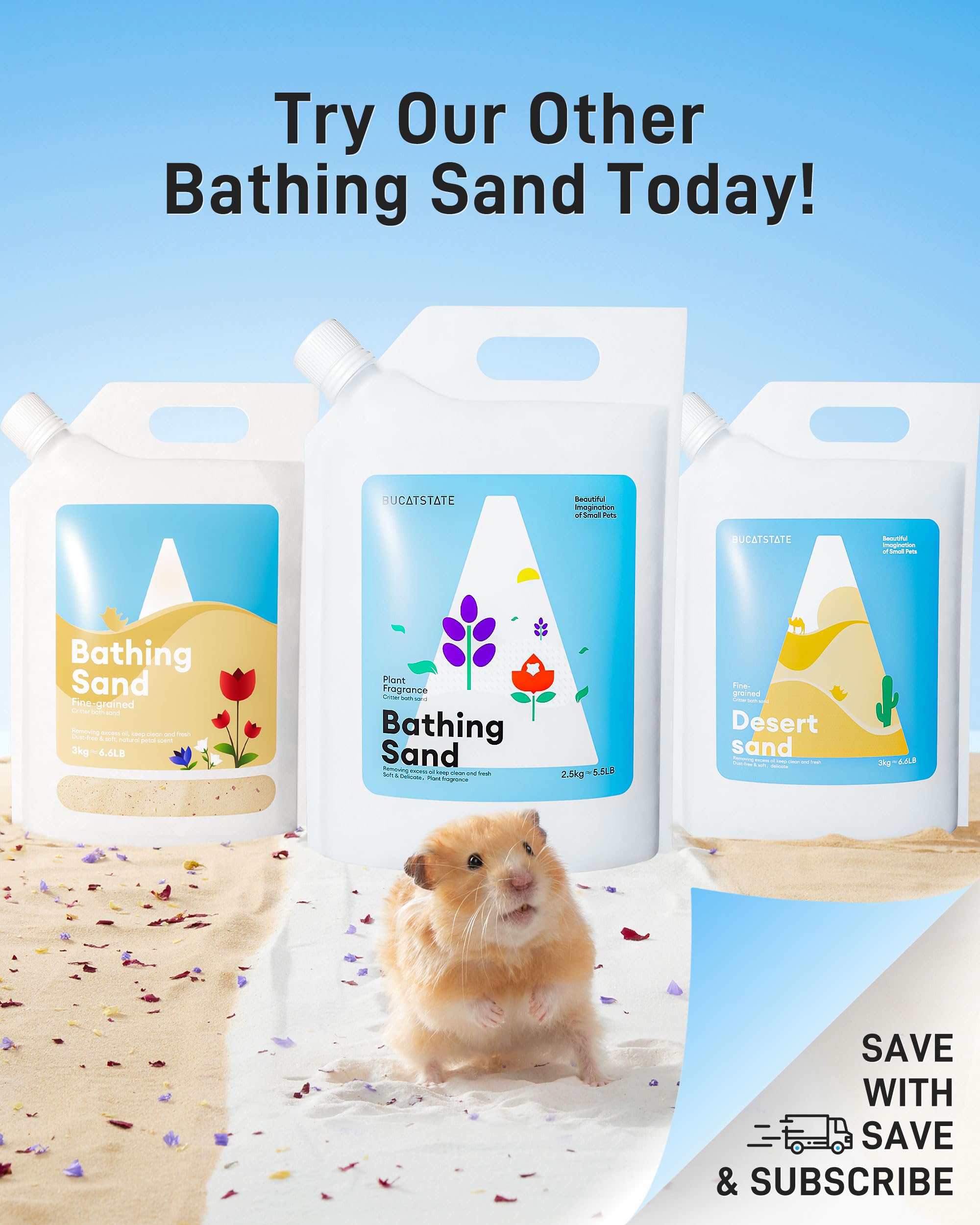 BUCATSTATE small-pets habitat-clean scene conveys tidy enclosures after baths