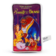 Buckle-Down Disney Beauty and the Beast VHS plush dog toy, detailed licensed design for movie-night fun