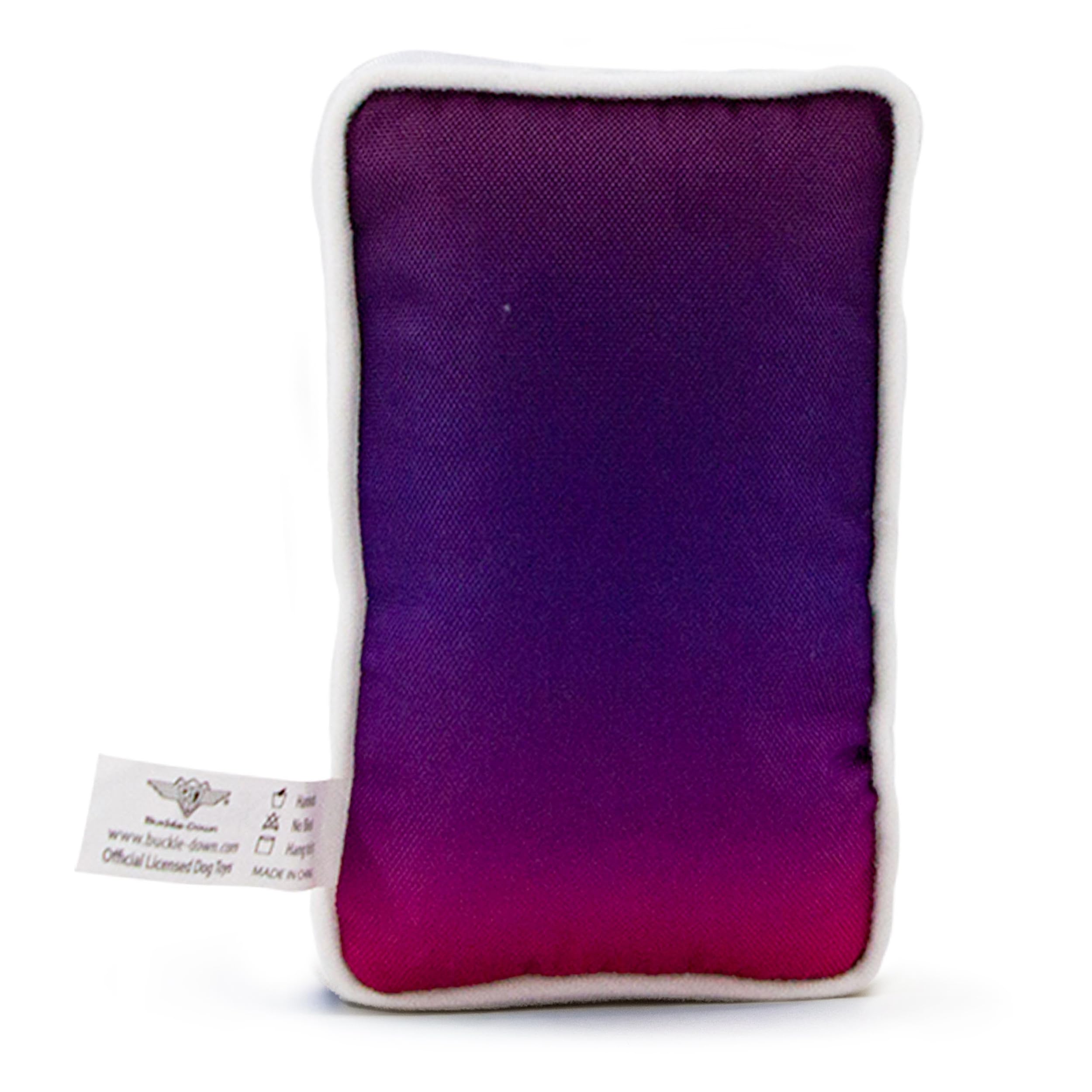 Buckle-Down Disney Beauty and the Beast VHS plush close-up, non-abrasive felt