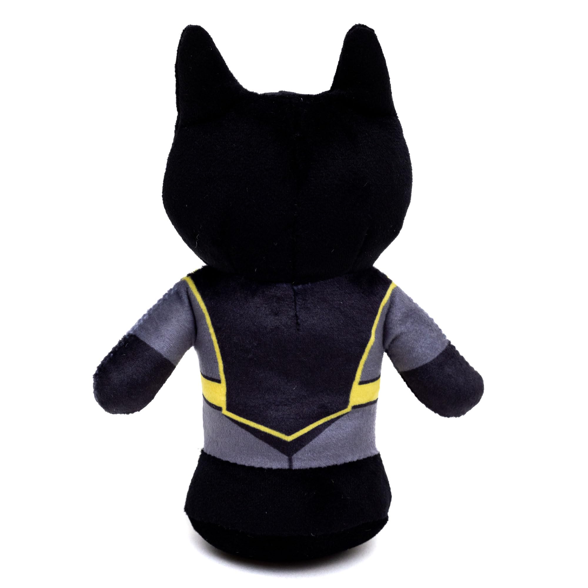 Buckle-Down DC Comics squeaky plush dog toy highlights licensed character for fetch fun.