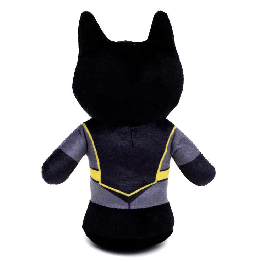 Buckle-Down DC Comics squeaky plush dog toy highlights licensed character for fetch fun.