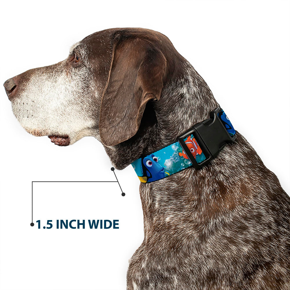 1.5-inch Buckle-Down collar width provides sturdy support for large dogs.