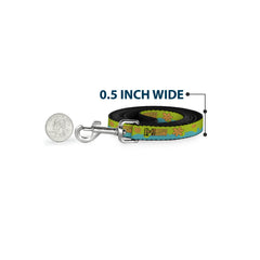 Buckled-Down Scooby-Doo leash handmade in USA for quality and license.