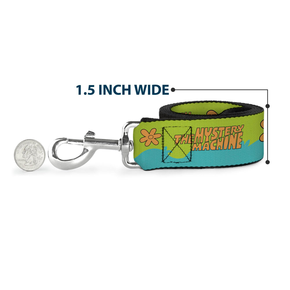 Buckled-Down Scooby-Doo leash during outdoor stroll with comfortable grip.