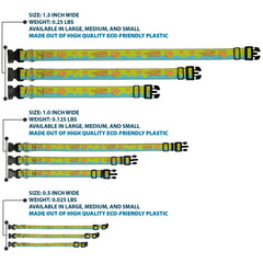 Buckle-Down Scooby Doo pet collar with D-ring attachment for reliable leash connection.