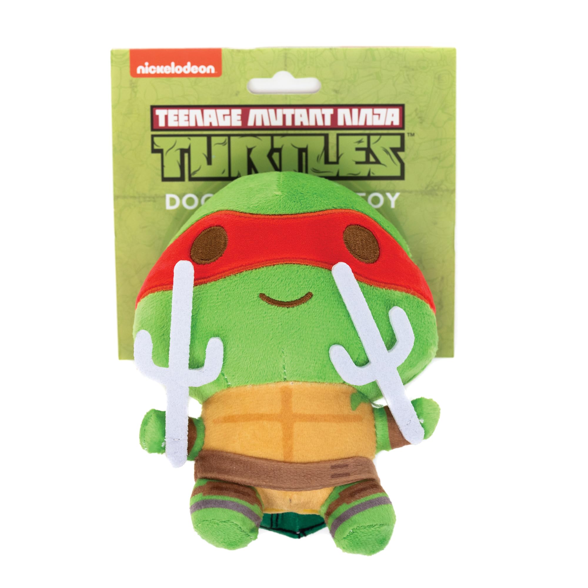 Buckle-Down TMNT Raphael plush toy in red, ideal for imaginative play.