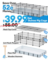 BUCATSTATE guinea pig cage floor mat for easy cleaning and protection.