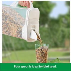 Buddeez 8qt ergonomic-handle image shows one-handed pouring for busy homes.