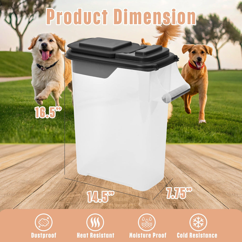 Buddeez BPA-free dishwasher-safe lid and scoop for convenient cleanup.