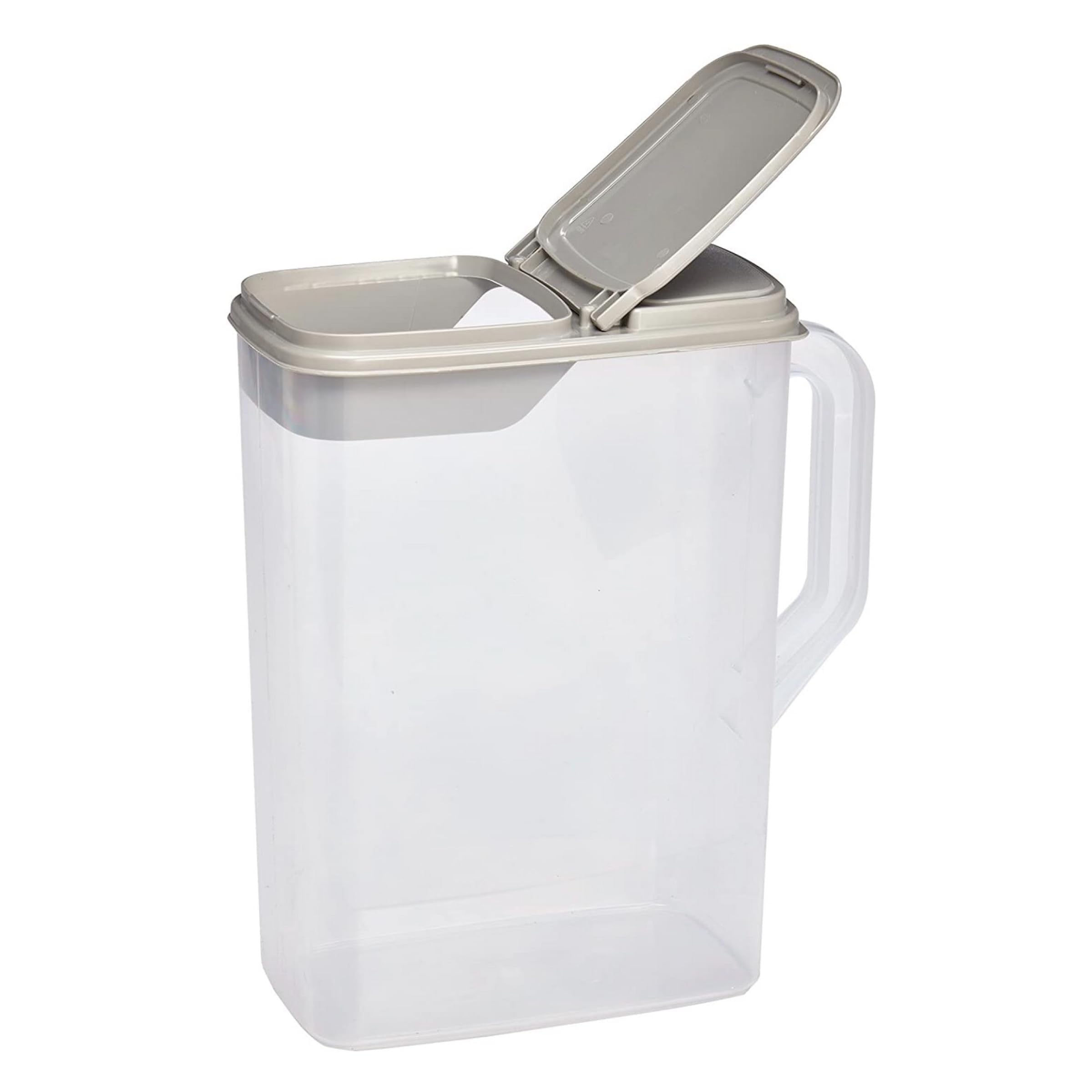 Buddeez 8-quart pet food container with dual lid for easy scooping