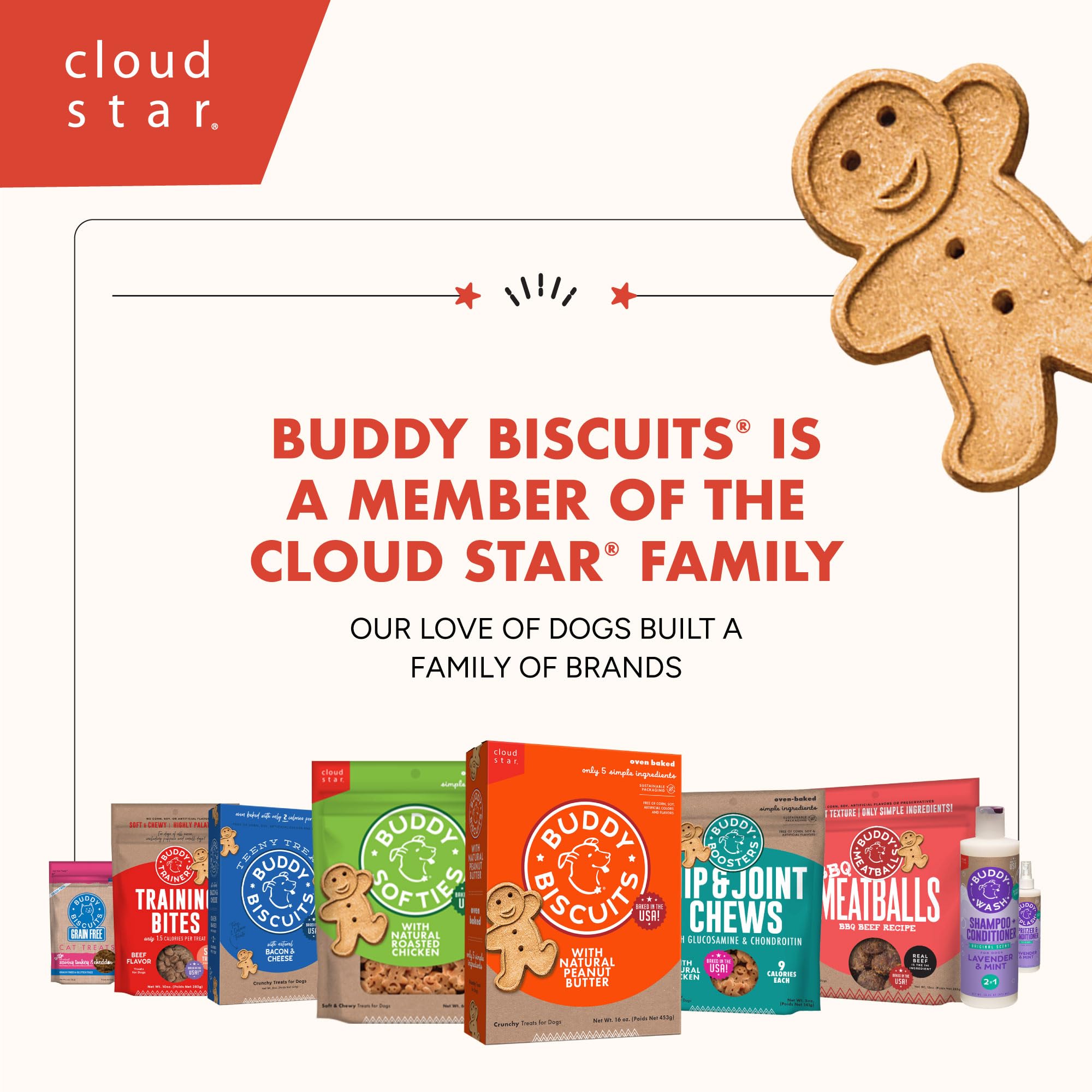 Buddy Biscuits recyclable packaging makes eco-friendly treat moments possible.