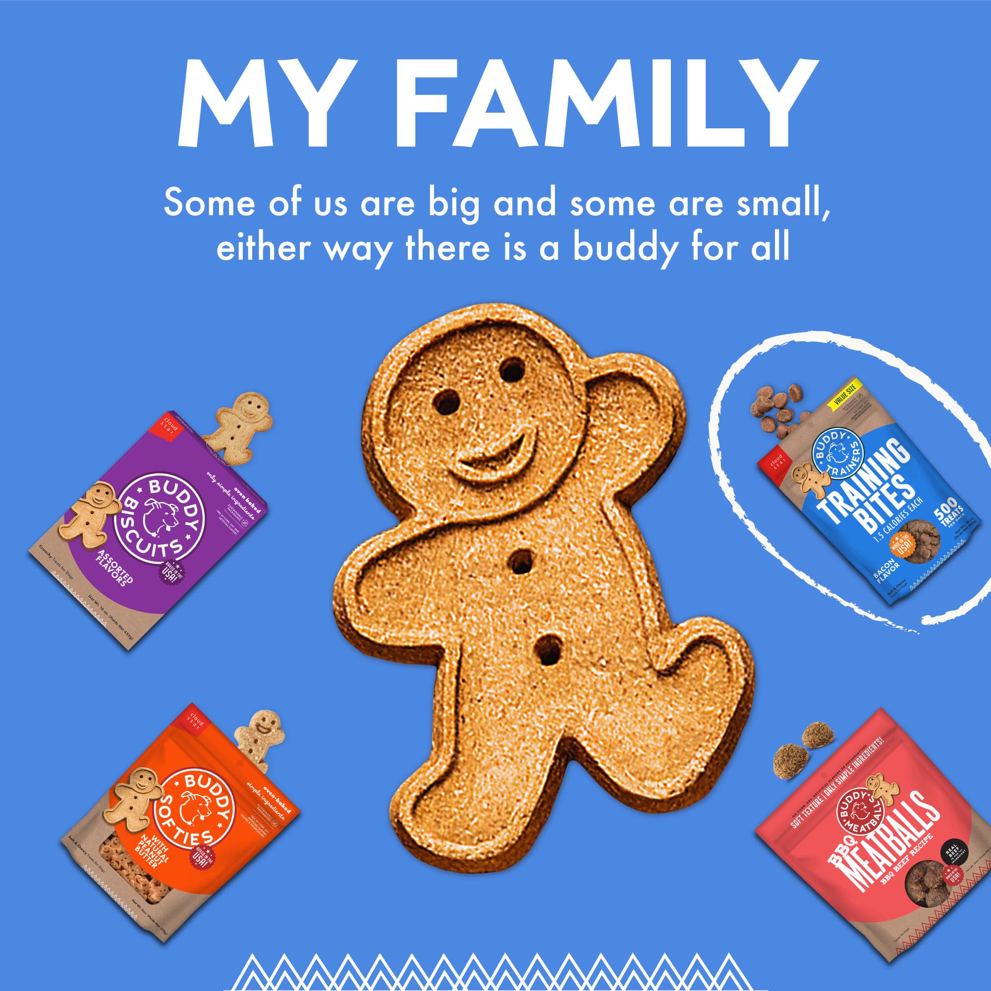Buddy Biscuits Trainers no corn no soy artificial flavors for picky eaters