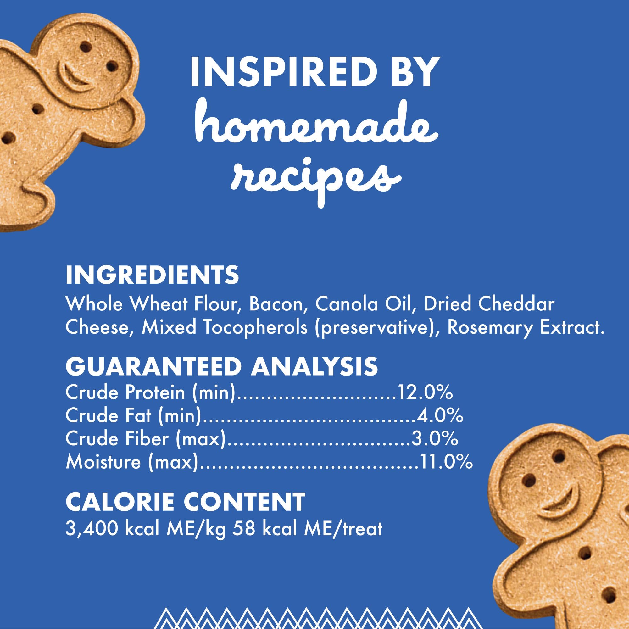 Buddy Biscuits USA-made stamp image signals quality and domestic baking.
